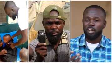 I couldn't help my mum before she died; Nigerian graduate who gives free haircuts to IDPs opens up in video
