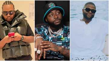 Rapper Olamide’s reaction as Skales speaks on Davido’s pregnancy drama gets Nigerians rolling with laughter