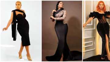 BBNaija star Beatrice proves black dresses are for queens in 7 beautiful photos