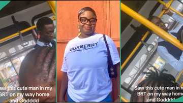 Young Nigerian lady seeks help in finding man on bus she fell in love with, shares his video