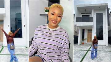 "I never thought of it this year": Actress Crowncy Anyanwu says as she splashes millions on Lekki mansion