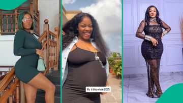 BBNaija Lucy Edet causes drama as she flaunts huge baby bump: "Finally the cat is out of the bag"
