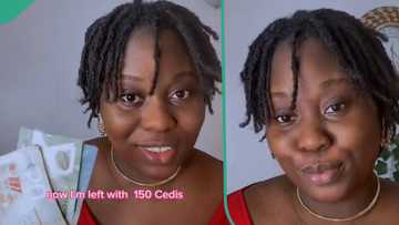 "It's N11k": Nigerian Lady Who Has 150 Ghanaian Cedis is Unable to Convert it to Naira