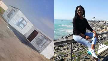 After being homeless and facing hard times, woman finally builds beautiful house for herself and her daughter (photos)
