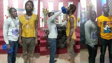 Pastor heals mad man, social media reacts as he shares transformation photos