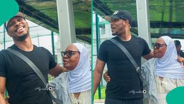 No place like home: Odion Ighalo’s mom bursts with joy as her son returns to Naija