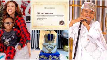 You'll realise I lived for you: Tonto Dikeh buys son land in Scotland as he becomes Lord Andre on 6th birthday