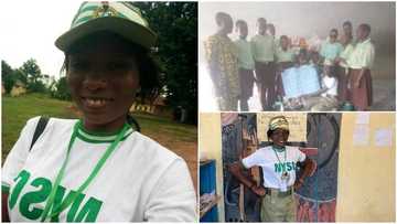 Corps member refuses to spend 1st allowance on herself, she took it to market and bought gifts for the blind