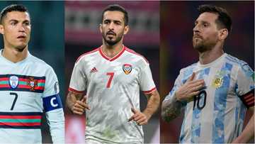 Arabian striker ranked ahead of Messi, now behind Ronaldo in most international goals scored