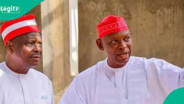 Kano: Gwamna Abba ya ɗauki zafi, ya maida martani kan zargin ɓallewa daga gidan Kwankwaso