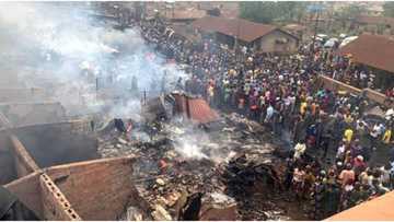 Just In: Panic as fire guts largest auto parts market in top southwest state, shops burnt to ashes