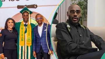 2baba’s 2nd son with Sunmbo Adeoye bags 5 awards as he graduates from school, fans react