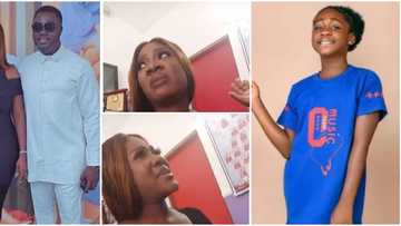 Mercy Johnson replies lady who accused her and husband of beating up headteacher, goes live in Purity’s school