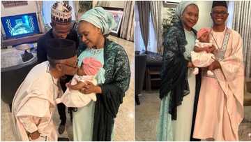 Nasir El-Rufai: 63-year-old APC gov welcomes fourth child a baby girl, photos emerge