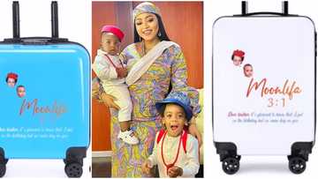 “Love it”: Impressive video of travelling boxes to be used as party packs at Regina Daniels’ 2 sons’ birthday