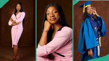 Tall lady with exceptional beauty graduates from UNIJOS as medical doctor