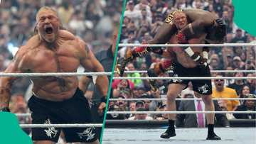 Brock Lesnar gets his revenge against Oba Femi, defeats Nigerian wrestler in epic WWE clash, video