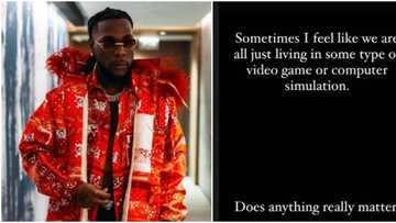 “Baba don high”: Burna Boy wonders if anything in life matters, says he feels we live in a video game