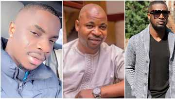 “Fix your career and leave my dad alone”: MC Oluomo’s son knocks Mr P, netizens fire back