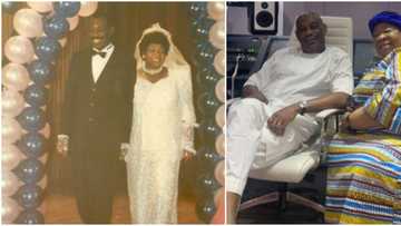 Still marching on: Don Jazzy's dad shares throwback photo as he celebrates wedding anniversary with wife