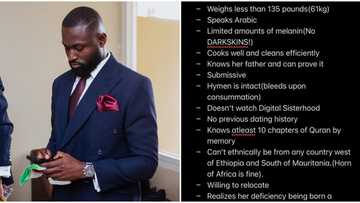 "She must speak Arabic": Nigerian man who wants to get married lists requirements, invites ladies to apply