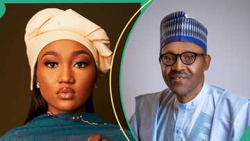 Buhari's death: Painful moment as Zahra Buhari, close family members weep in deep sorrow at hospital