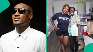 Video of 2Baba’s first daughter, Ehi, reacting to claims she looks like dad surfaces as he responds