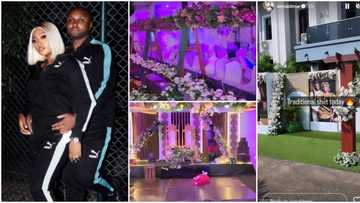 "Money good o": Isreal DMW shares videos of lavish, tastefully decorated venue for traditional wedding
