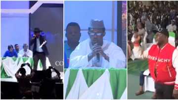 “This year’s own worse pass 2015”: Comedian AY re-enacts Orubebe’s scene after Dino Melaye’s drama, video trends