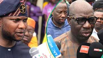 Edo election 2024: APC deputy governorship candidate fumes as Obaseki finally leaves INEC office