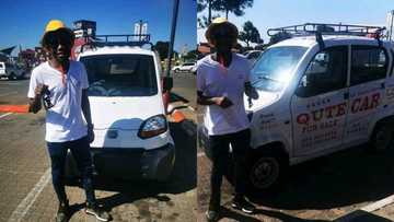 Young man makes good choice, buys 5 buses for delivery business, photos spark reactions