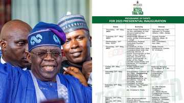 Breaking: FG releases official programme of events for Tinubu's inauguration