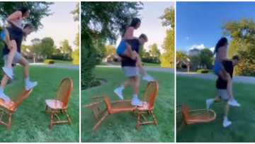 Ultimate trust challenge: Social media reacts to video of new trend with chairs set to take over the crate one