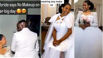"She looks like an angel": Bride stuns without make-up on wedding day, people praise her beauty as video surfaces