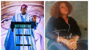 Miji na ya sake ni, ku taimakeni: Matar da ta zana hoton Tinubu a bayanta ta kai kuka Tuwita