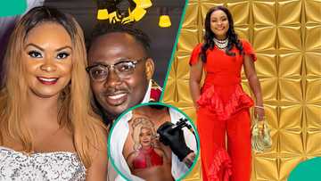 Beverly Afaglo’s husband inks her photo on his chest: “Dance to your favourite song in heaven”