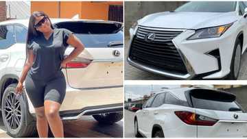 Latest car owner in Lagos: Destiny Etiko splashes millions on new Lexus whip weeks after buying house