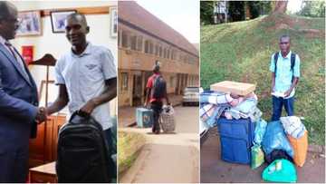 University student who was mocked for carrying metal box to school finds favour from well-wishers