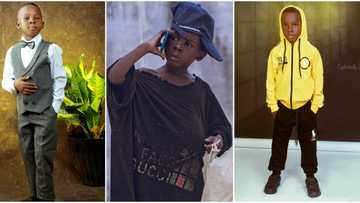 Mr Ibu, Broda Shaggi, Paul Okoye, others sweetly celebrate Kiriku on his 8th birthday, he shares cute pics