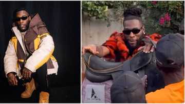 "See as dem hail am Odogwu!" Burna Boy rides a horse at Lagos Polo Club, fans gush