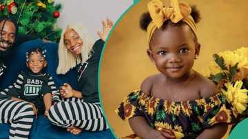 Simi and Adekunle Gold's daughter Deja turns 4, adorable video of birthday girl warms hearts