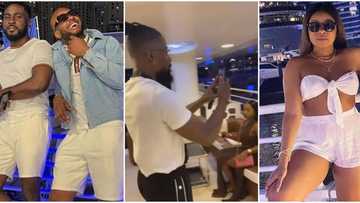 It’s Jackie B and Michael for me: Reactions as BBNaija stars take over Dubai in all-white party