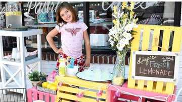 Brave 7-year-old girl raises N98.9m for her brain surgery by selling lemonade, surprises many