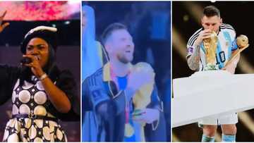 “That’s my guy, d’goat”: Mercy Chinwo celebrates Lionel Messi after his momentous world cup win, video trends