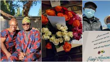 Woman shares adorable photos of parents celebrating 46 years of marriage and how dad made it special for mum