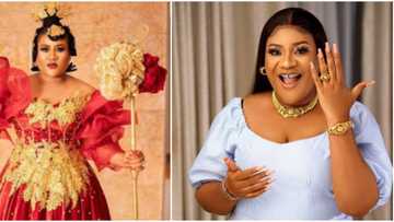 Actress Nkechi Blessing wins N500k at event, makes it N1 million and gives it to lucky fan at venue
