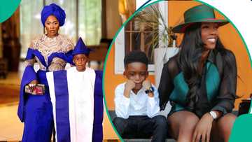 Tiwa Savage’s son trends after he tackled his mum’s plans to have a new baby daddy