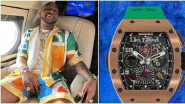 Money for Lamborghini Urus: Reactions as Davido splurges N320m on 18 karat gold Richard Millie Wristwatch