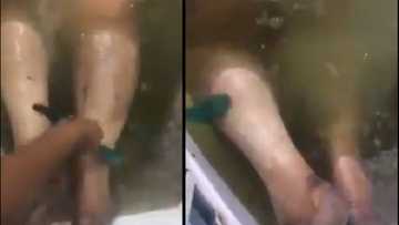 Bidiyon yadda ake yi wa wata mata bilicin ya tayar da hankulan 'yan Najeriya