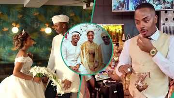 JP 2025: Video as Enioluwa gets special bush meat, his reaction as Jaiye Kuti eats out of it trends